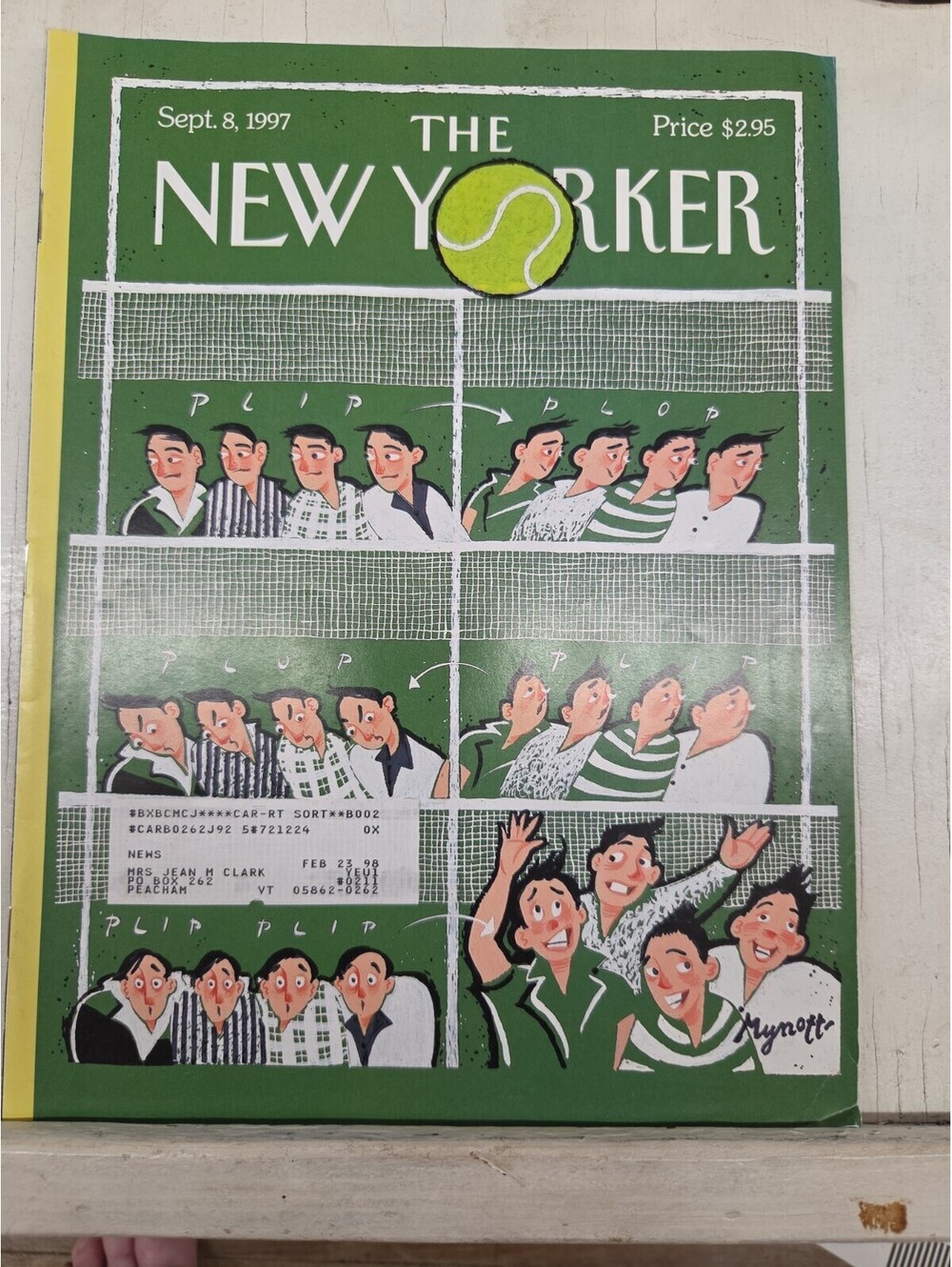 Sept 8 1997 The New Yorker Magazine Cover By Mynott